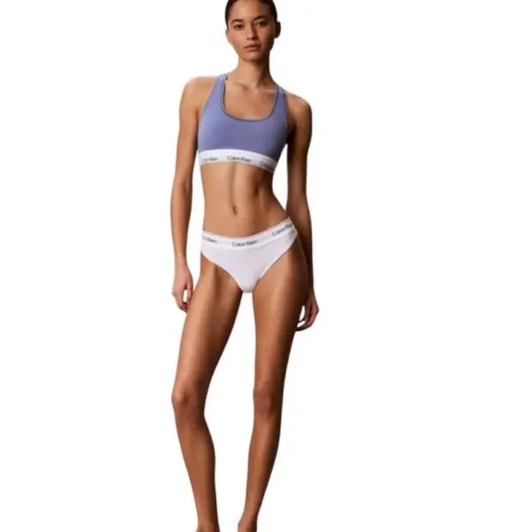 Calvin Klein - Γυναικείο Μπουστάκι Icon 2 Pack LV00QF8494-3WF Μαύρο/Μπλε LV00QF8494-3WF