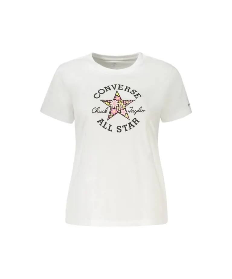 Converse - Παιδικό T-Shirt 4CF829-001 Λευκό