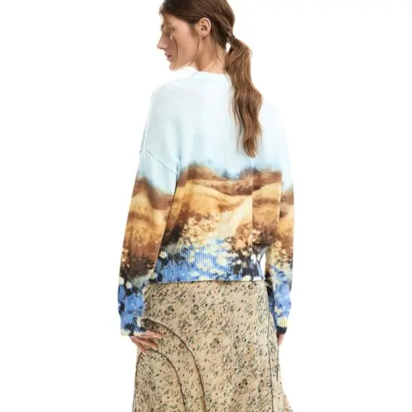 Desigual - Γυναικεία Ζακέτα Sun 26SWJF18-5004 Γαλάζιο 26SWJF18-5004