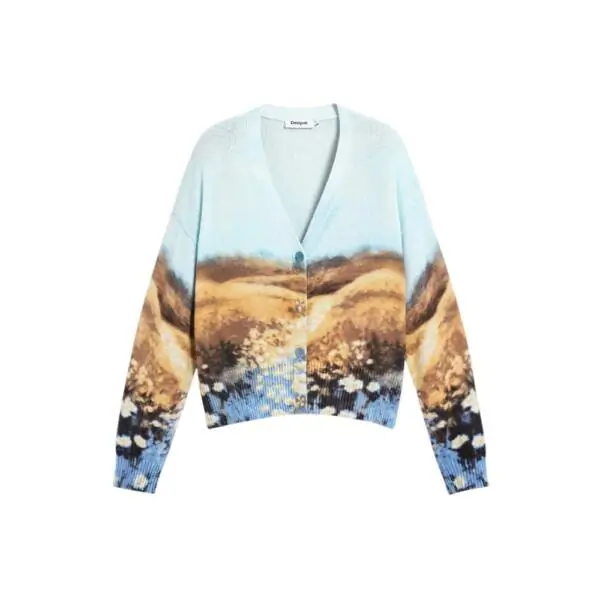 Desigual - Γυναικεία Ζακέτα Sun 26SWJF18-5004 Γαλάζιο