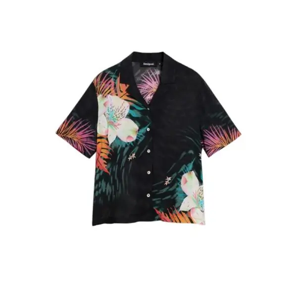 Desigual - Γυναικείο Πουκάμισο Swim Daikiri 26SWCW36-2000 Μαύρο