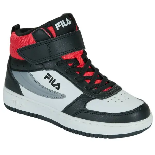 Fila - Παιδικά Sneakers Regan F Mid FFK0229-13366 Μαύρο/Κόκκινο/Γκρι FFK0229-13366