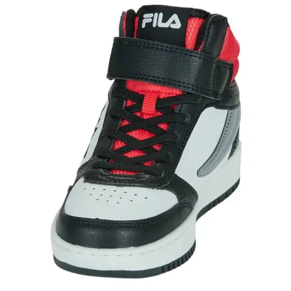 Fila - Παιδικά Sneakers Regan F Mid FFK0229-13366 Μαύρο/Κόκκινο/Γκρι FFK0229-13366