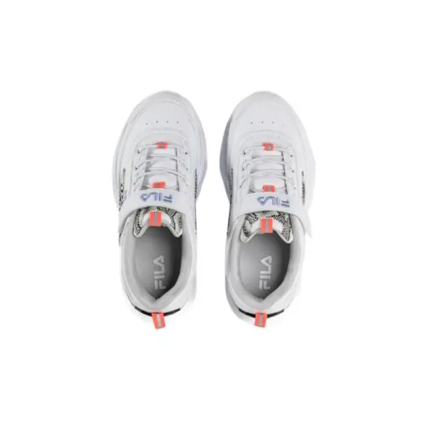 Fila - Παιδικά Sneakers Skye V Kids FFK0268-13036 Λευκό/Κόκκινο FFK0268-13036