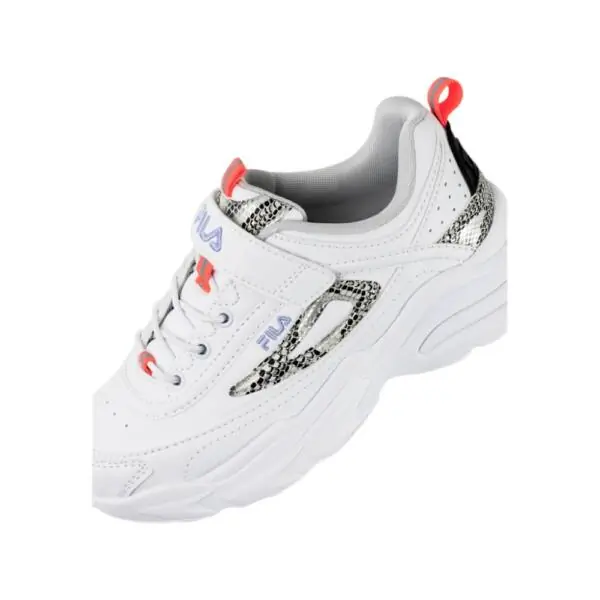 Fila - Παιδικά Sneakers Skye V Kids FFK0268-13036 Λευκό/Κόκκινο FFK0268-13036