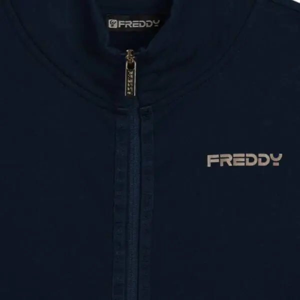 Freddy - Γυναικεία Ζακέτα Φούτερ Zip Turtleneck F25WCRS4-B109 Μπλε F25WCRS4-B109