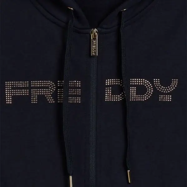 Freddy - Γυναικεία Ζακέτα Φούτερ zip hoodie with logoed band F25WCRS2-B109 Μπλε F25WCRS2-B109