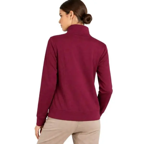 Freddy - Γυναικεία Ζακέτα Φούτερ με ζιβάγκο Comfort Fit F25WCRS1-K92 Βιολετί F25WCRS1-K92