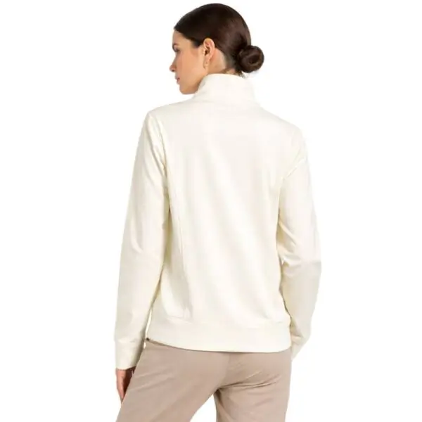 Freddy - Γυναικεία Ζακέτα Φούτερ με ζιβάγκο Comfort Fit F25WCRS1-W50 Λευκό F25WCRS1-W50