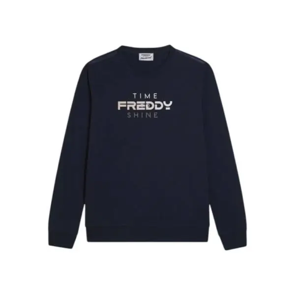 Freddy - Γυναικεία Μπλούζα Φούτερ Time Shine Crew Neck S26WCRS5-B109 Μπλε S26WCRS5-B109