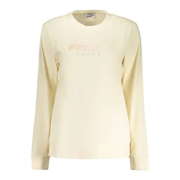 Freddy - Γυναικεία Μπλούζα Φούτερ Time Shine Crew Neck S26WCRS5-W33 Μπεζ S26WCRS5-W33