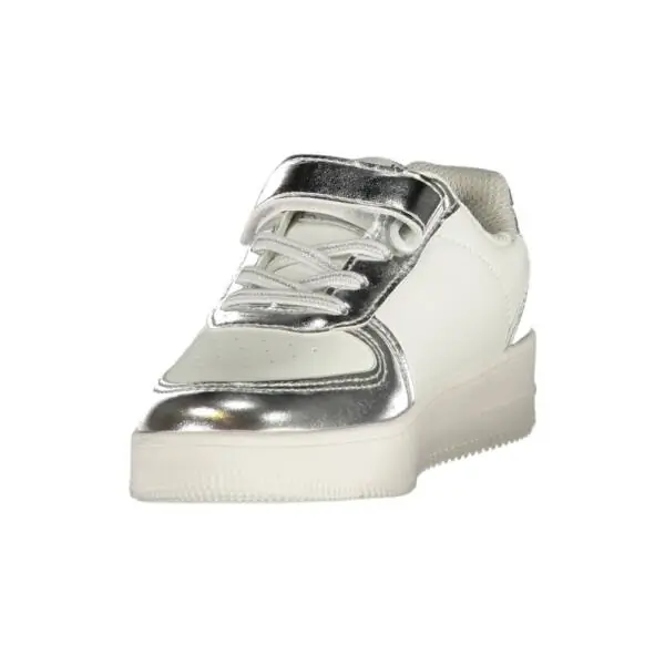 Gas - Παιδικά Sneakers Kewin Kid LTX GAK614210-0081 Λευκό/Ασημί GAK614210-0081