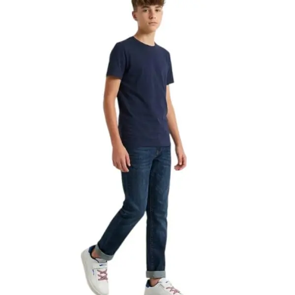 Gas - Παιδικά Sneakers Kewin Kid LTX GAK614210-0124 Λευκό/Μπλε GAK614210-0124