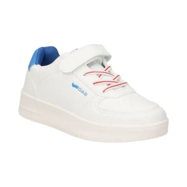 Gas - Παιδικά Sneakers Kewin Kid LTX GAK614210-0124 Λευκό/Μπλε GAK614210-0124