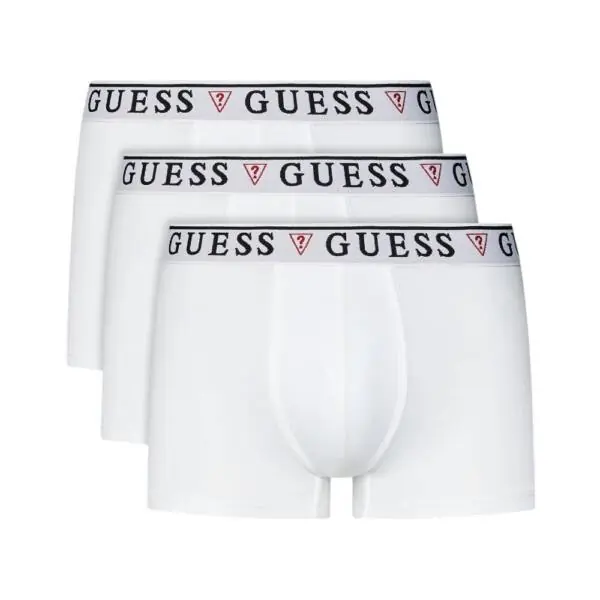 Guess - Ανδρικά Μποξεράκια 3Pack U97G01KCD31-A009 Λευκό