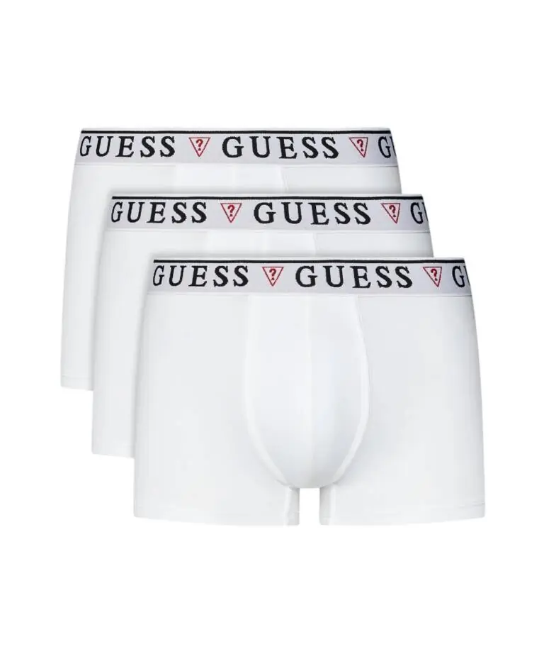 Guess - Ανδρικά Μποξεράκια 3Pack U97G01KCD31-A009 Λευκό