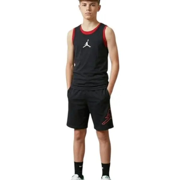 Jordan - Παιδική Αμάνικη Μπλούζα Bra Kid's Tank Top 45B506-023 Μαύρο 45B506-023
