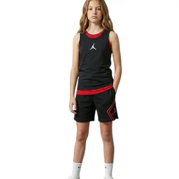 Jordan - Παιδική Αμάνικη Μπλούζα Bra Kid's Tank Top 45B506-023 Μαύρο 45B506-023