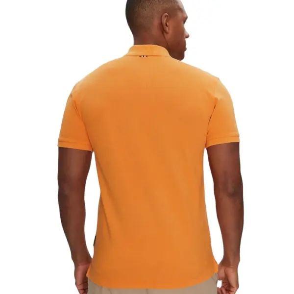 Napapijri - Ανδρική Μπλούζα Κοντομάνικη Polo Elbas Regular Fit NP0A4GB4-A70 Πορτοκαλί NP0A4GB4A70