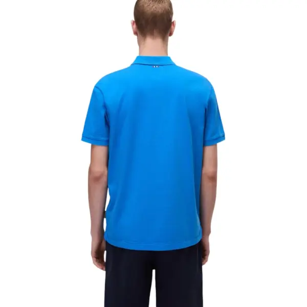 Napapijri - Ανδρική Μπλούζα Κοντομάνικη Polo Elbas Regular Fit NP0A4GB4-B2W Γαλάζιο NP0A4GB4B2W