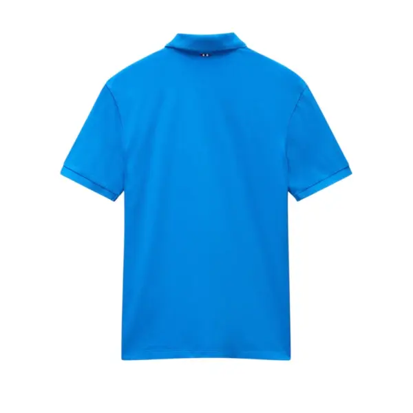 Napapijri - Ανδρική Μπλούζα Κοντομάνικη Polo Elbas Regular Fit NP0A4GB4-B2W Γαλάζιο NP0A4GB4B2W