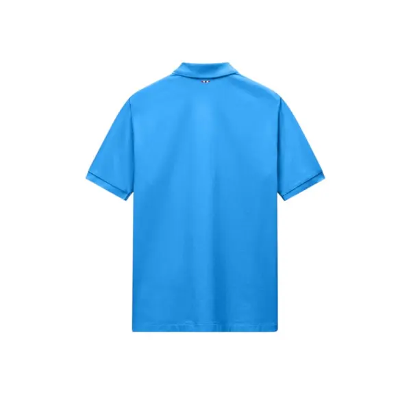 Napapijri - Ανδρική Μπλούζα Κοντομάνικη Polo Elbas Regular Fit NP0A4GB4-B9A Γαλάζιο NP0A4GB4B9A
