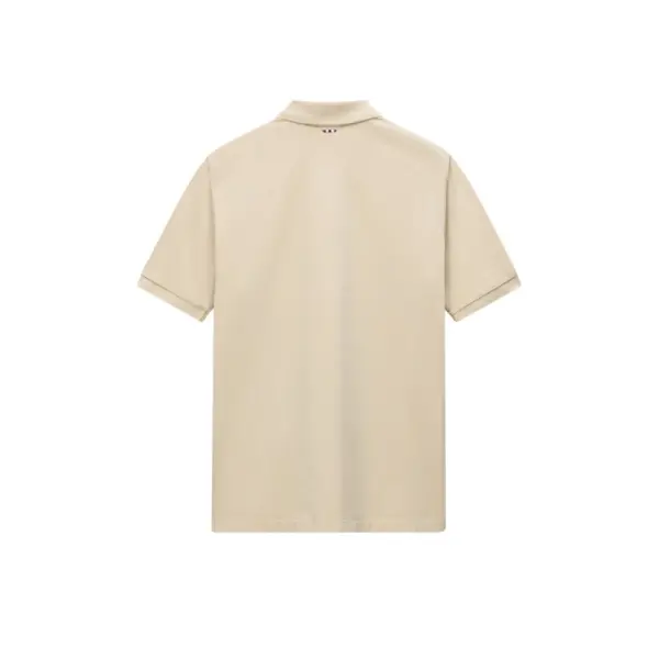 Napapijri - Ανδρική Μπλούζα Κοντομάνικη Polo Elbas Regular Fit NP0A4GB4-N3D Μπεζ NP0A4GB4N3D