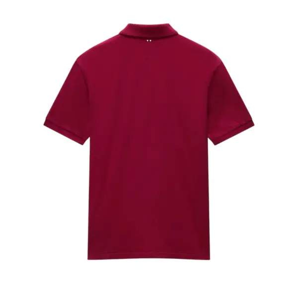 Napapijri - Ανδρική Μπλούζα Κοντομάνικη Polo Elbas Regular Fit NP0A4GB4-R1E Μπορντό NP0A4GB4R1E