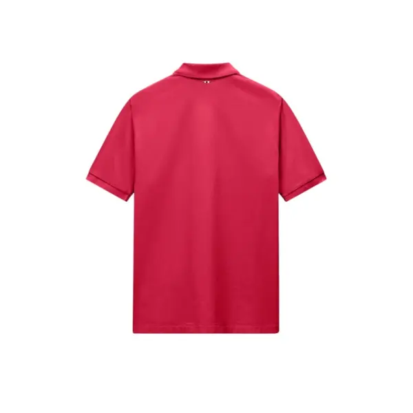Napapijri - Ανδρική Μπλούζα Κοντομάνικη Polo Elbas Regular Fit NP0A4GB4-RAQ Κόκκινο NP0A4GB4RAQ