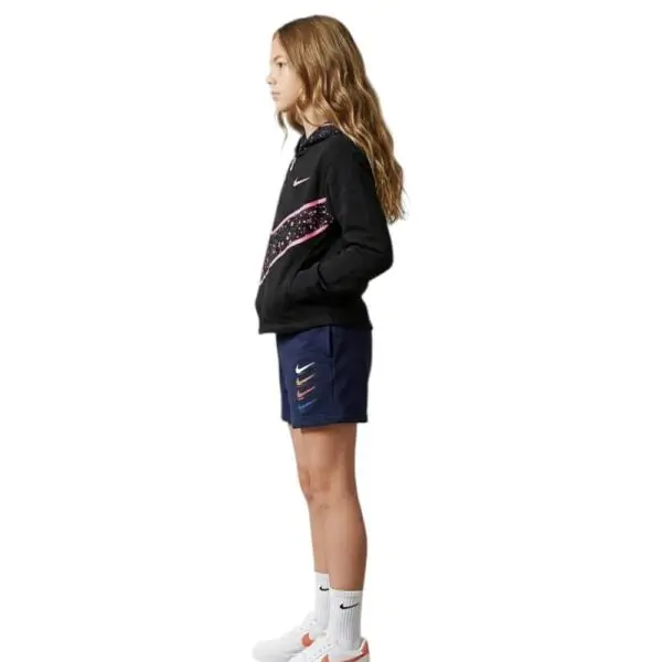 Nike - Παιδική Μπλούζα Φούτερ Cardigan Splatter 36J287-023 Μαύρο 36J287-023