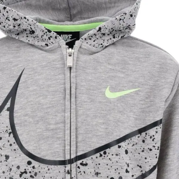 Nike - Παιδική Μπλούζα Φούτερ Cardigan Splatter 36J287-063 Γκρι 36J287-063
