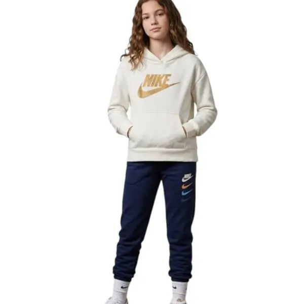 Nike - Παιδική Μπλούζα Φούτερ Futura 36I400-111 Λευκό 36I400-111