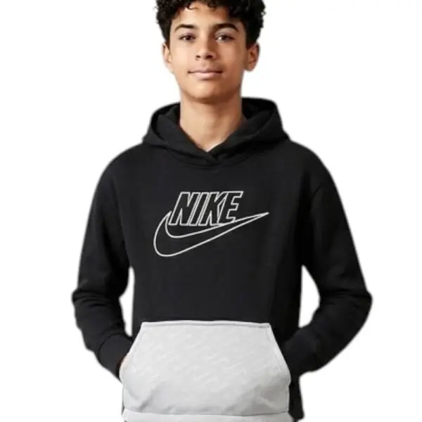Nike - Παιδική Μπλούζα Φούτερ Kids Zip-Up 36I265-023 Μαύρο