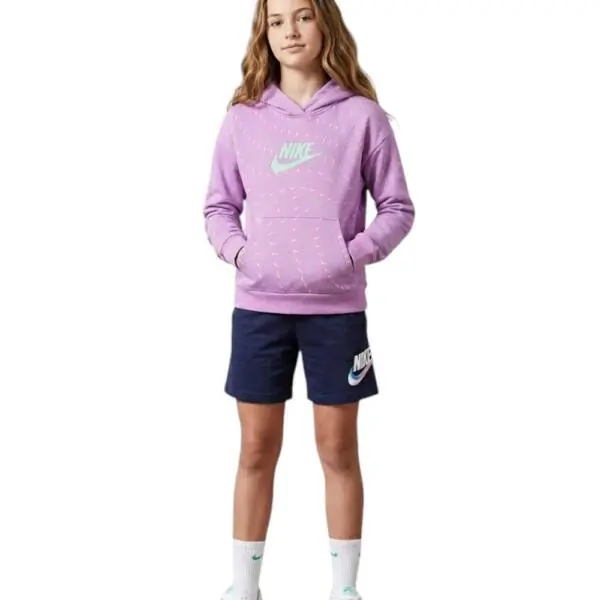 Nike - Παιδική Μπλούζα Φούτερ Sport Essentials 36J048-503 Μωβ 36J048-503