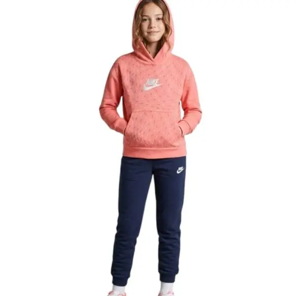 Nike - Παιδική Μπλούζα Φούτερ Sport Essentials 36J048-611 Κοραλλί/Ροζ 36J048-611