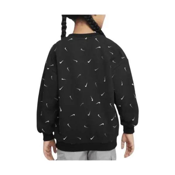 Nike - Παιδική Μπλούζα Φούτερ Zip-Up 36K599-023 Μαύρο 36K599-023