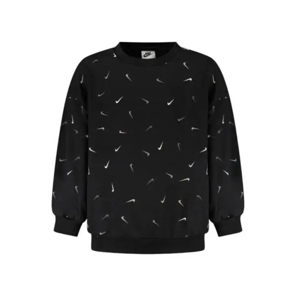 Nike - Παιδική Μπλούζα Φούτερ Zip-Up 36K599-023 Μαύρο 36K599-023