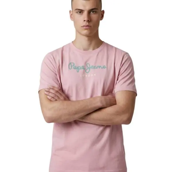 Pepe Jeans - Ανδρικό T-shirt Eggo N PM5010178-316 Ροζ PM5010178-316