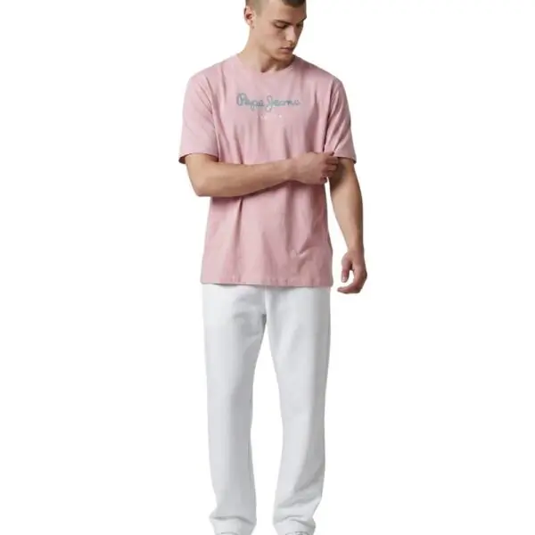 Pepe Jeans - Ανδρικό T-shirt Eggo N PM5010178-316 Ροζ PM5010178-316