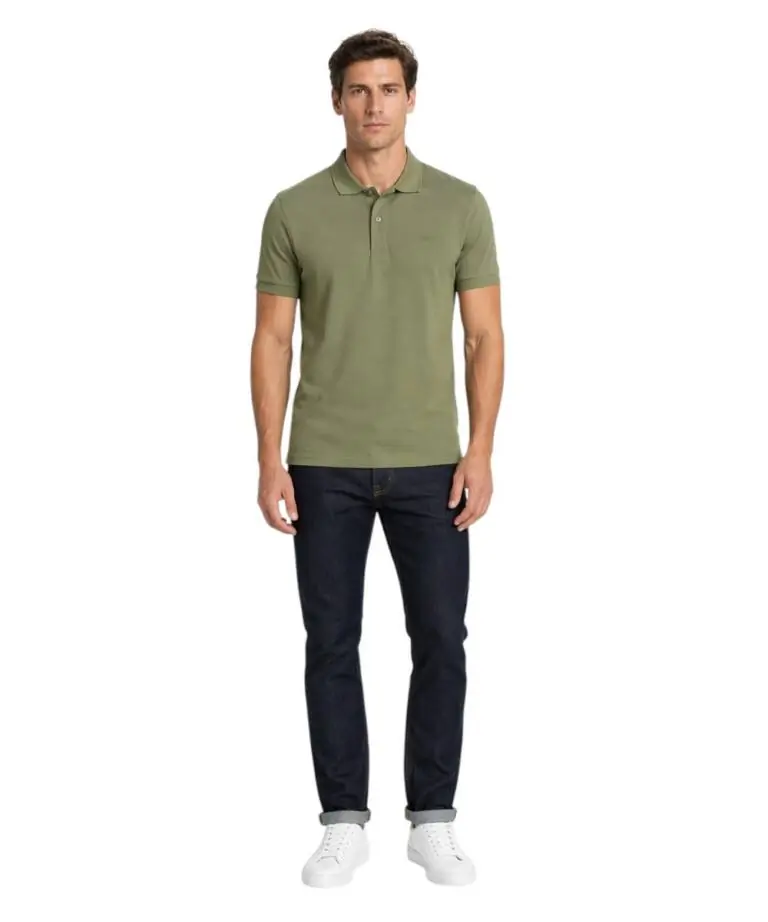 Rifle- Ανδρικό T-shirt Polo RFP249-ARMY Χακί