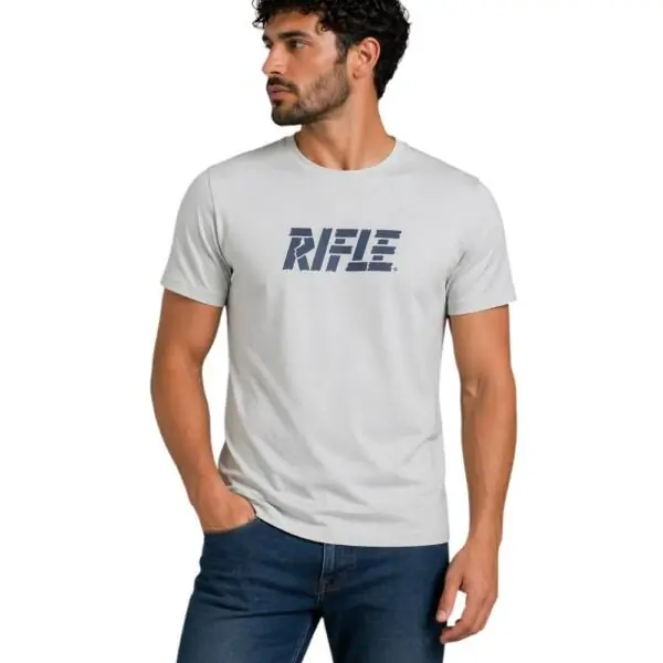 Rifle- Ανδρικό T-shirt RFT001-CIELO Σιέλ