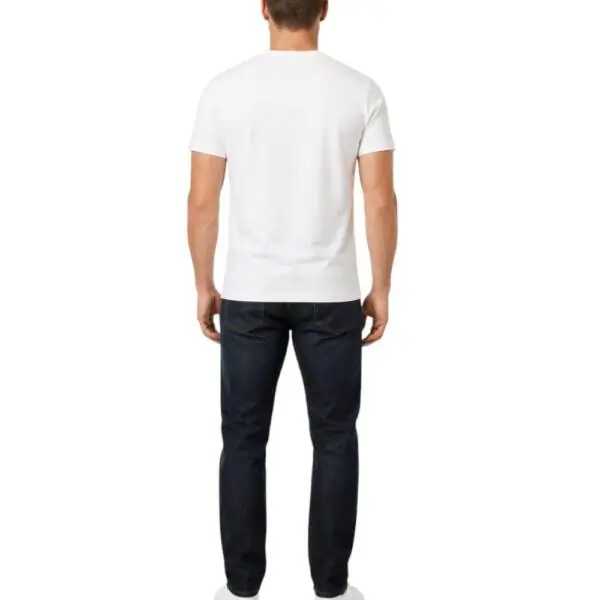 Rifle- Ανδρικό T-shirt RFT002-BIANCO Λευκό RFT002-BIANCO