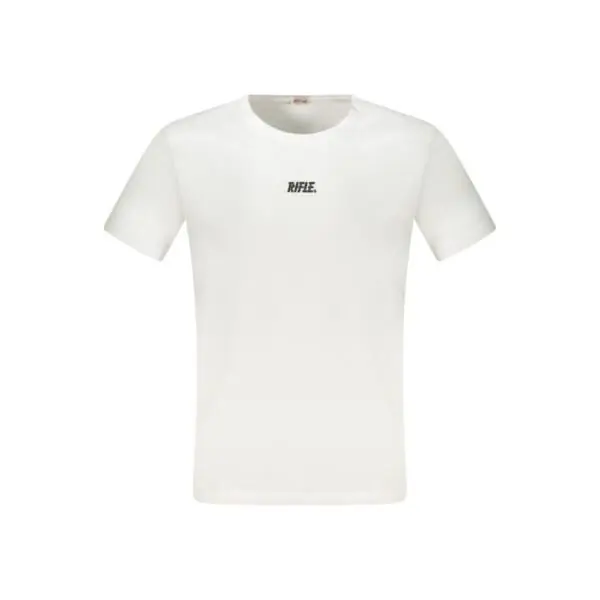 Rifle- Ανδρικό T-shirt RFT002-BIANCO Λευκό RFT002-BIANCO