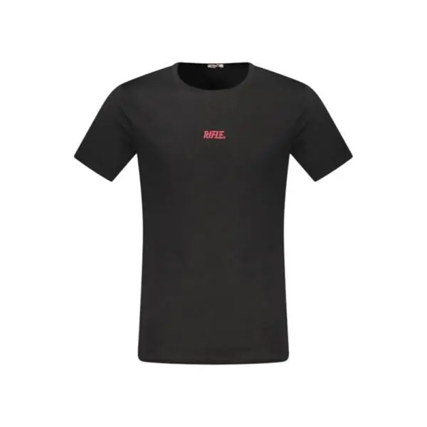 Rifle- Ανδρικό T-shirt RFT002-NERO Μαύρο RFT002-NERO