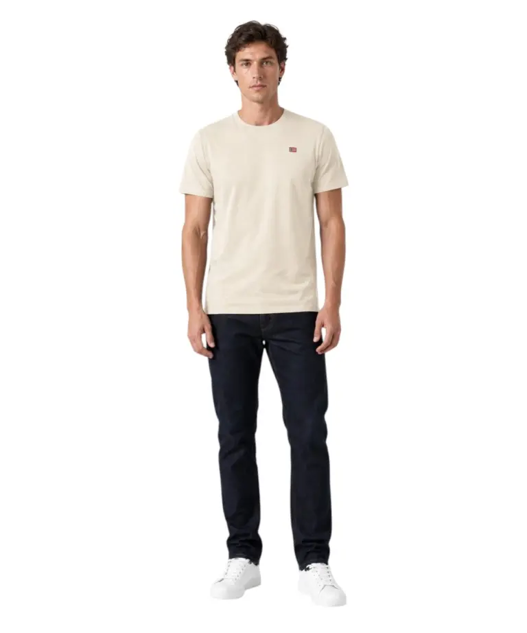 Norway Nautical School - Ανδρικό T-shirt Κοντομάνικο 836016-ROPE Μπεζ