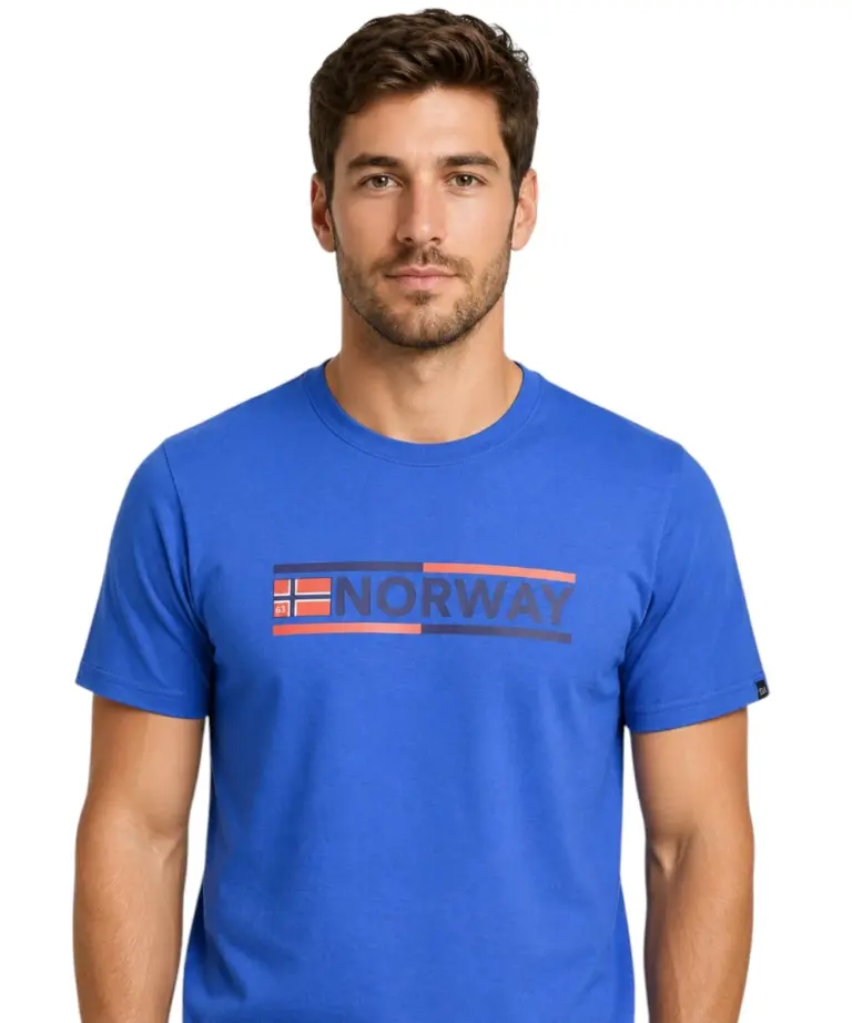 Norway Nautical School - Ανδρικό T-shirt Κοντομάνικο 866024-BLUETT Μπλε