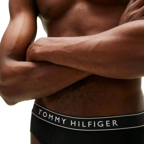 Tommy hilfiger - Ανδρικά Σλιπ 3Pack Brief Logo UM0UM03856-0SE Μαύρο UM0UM03856-0SE