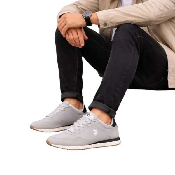 U.S. Polo Assn. - Ανδρικά Sneakers Happy HAPPY001M6NH1-002 Γκρι HAPPY001M6NH1-002