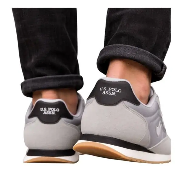 U.S. Polo Assn. - Ανδρικά Sneakers Happy HAPPY001M6NH1-002 Γκρι HAPPY001M6NH1-002
