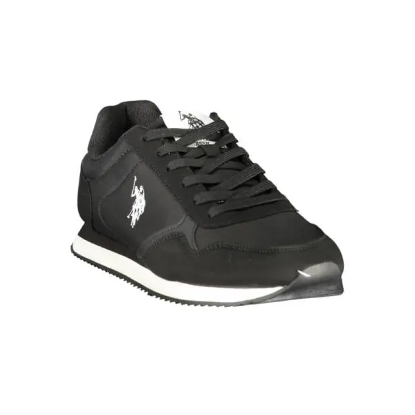 U.S. Polo Assn. - Ανδρικά Sneakers Happy HAPPY001M6NH1-BLK Μαύρο HAPPY001M6NH1-BLK